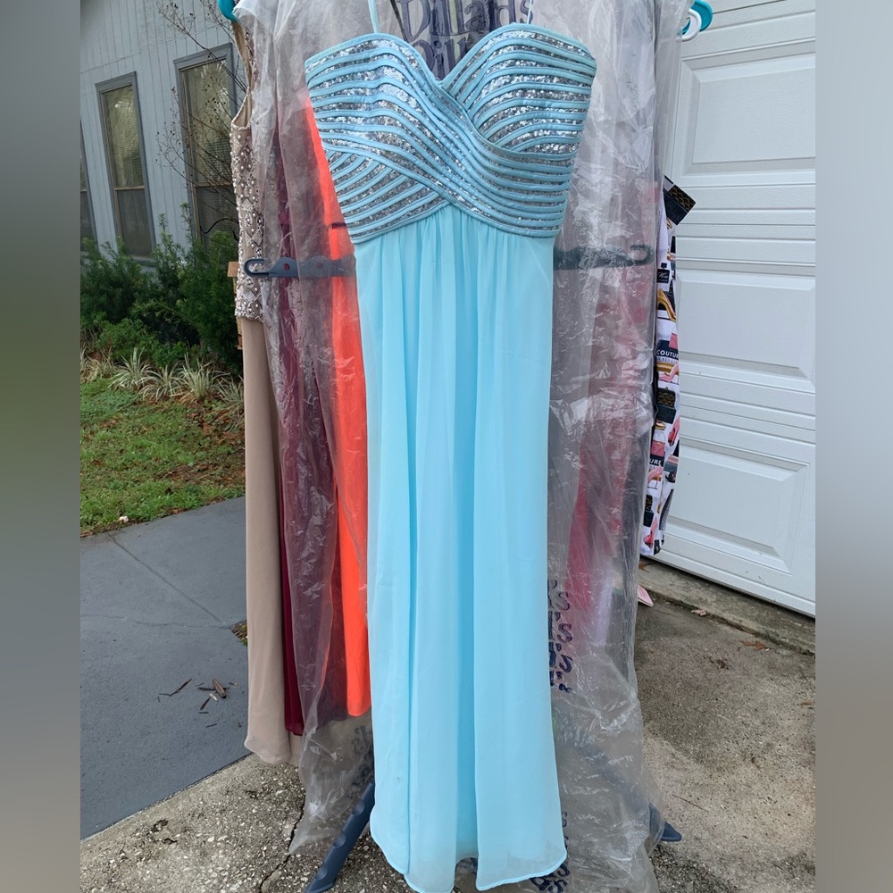 Baby Blue Formal Dress
